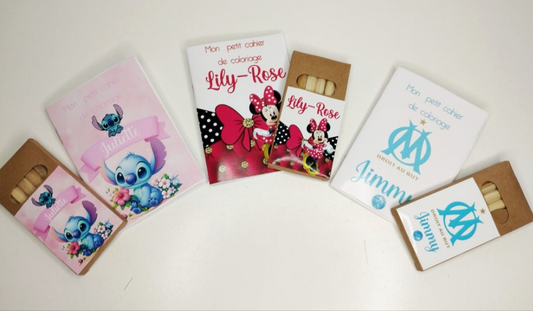 Mini cahier de coloriage (X2)