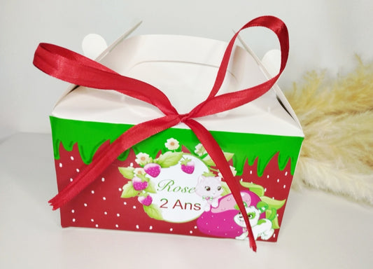 Boîte cadeau remplie de gourmandise