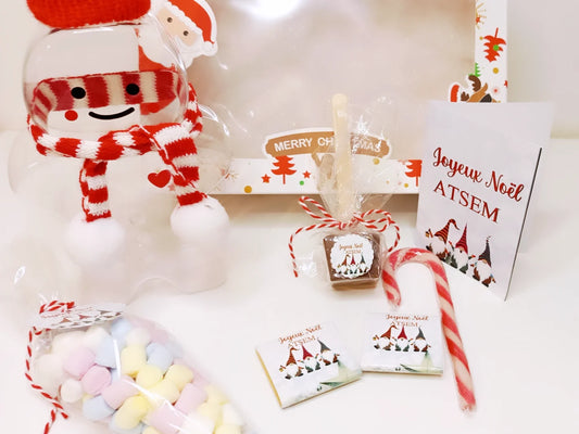 Coffret Gourmand Maîtresse Personnalisé • Cadeau Fin d’Année École • Nounou, ATSEM, Maître  • Idée Cadeau Enseignant,